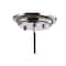 Jonathan Y Bedford 11" Adjustable Iron Industrial Rustic LED Pendant, Chrome JYL9529B - alternate 6