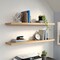 Homeroots 47" Natural Wood Wall Mounted Floating Shelf 524869 - alternate 5