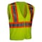 Reflective Apparel ANSI Type R Class 2 Value Breakaway Mesh Vest with Drop Shoulders 582CS-LM-LG-XL - alternate 3