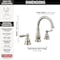 Delta Windemere Two Handle Widespread Bathroom Faucet 35896LF-BN - alternate 3
