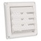 Deflecto Fresh Air Intake 4 in. D White Aluminum/Plastic Vent Dryer Hood, 24PK HSM4W/24 - alternate 3