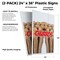 Signmission Churros, Plastic Signs Only 24 Inch x 36 Inch, Corrugated Plastic, 2PK CSB-2436-2PACK-Churros - alternate 2
