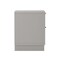 Manhattan Comfort Elara 18 in Solid Wood Nightstand in Light Gray (2-Drawer) NS1780-6 - alternate 4
