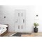 Vdomdoors Sliding Closet Bi-fold Doors White Solid Core Modern Interior SETE6933BF-WS-36 - alternate 2