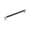 Amerock Esquire 18 inch 457mm Center-to-Center Polished Nickel/Black Bronze Appliance Pull BP54041PNBBR - alternate 1