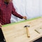 Mayes 48'' Polystyrene Straight Edge Ruler with Level 10744 - alternate 1