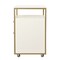 Homeroots 16" White Wood Drawer Filing Cabinet 723072 - alternate 3