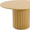 Homeroots 52" Brown Solid Wood Pedestal Base Round Top Dining Table 720986 - alternate 3