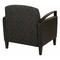 Osp Home Furnishings Main Street 2-Tone Custom Fabric Chair, Onyx & Black MST51-K101/R107 - alternate 2