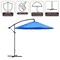 Pure Garden 10 Ft Offset Umbrella with Base, Hunter Green 50-LG1039 - alternate 4