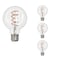 Bulbrite LED Filament 5W, Dimmable G25, Clear Glass, E26 Base, 2100K, 350 Lm, 4PK 862868 - alternate 1