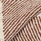 Homeroots Burnt Orange Woven Cotton Striped Throw Blanket 478684 - alternate 6