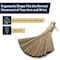 Kings County Tools Natural Straw Whisk Small Hand Broom with Ergonomic Shape for Multi-Surface Cleaning GW45A03-13 - alternate 7