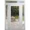 Vdomdoors Front Exterior Prehung Metal-Plastic Door Clear Glass / MANUX 8666 White Silk / Office Commercial a MANUX8666EXD-WS-W12+36+12xH80+14-RH-I - alternate 1