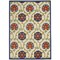 Homeroots 8' X 11' Navy Blue Beige Green Blue And Red Floral Indoor Outdoor Area Rug 546778 - alternate 4