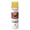 Rust-Oleum IC M1600 Solvent-Based Precision Line Marking Paint, Flat Hi-Vis Yellow, 17 oz Aerosol Can, 12PK 203025V - alternate 1