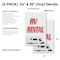 Signmission Rv Rental, Vinyl Decals Only 24 Inch x 36 Inch, Vinyl Decal, 2PK DSB-2436-2PACK-Rv Rental - alternate 2