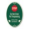 Signmission Do Not Enter 24 Hour Video Surveillance, 12 Inch X 18 Inch Architectural Oval, Heavy Gauge Aluminum A-OV-G-1218-9982 - alternate 1