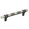 Amerock London 5-1/16 in 128 mm Center-to-Center Polished Nickel/Black Bronze Cabinet Pull BP36649PNBBR - alternate 1