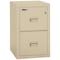 Fireking 17-3/4" W 2 Drawer Fire-Resistant Vertical File Cabinet, Parchment 2R1822-CPA - alternate 1