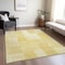 Homeroots 8' X 10' Gold Wheat And Ivory Striped Washable Indoor Outdoor Area Rug 581650 - alternate 5