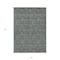 Homeroots 3' X 5' Teal Blue Beige And Taupe Floral Washable Indoor Outdoor Area Rug 582308 - alternate 3