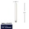 Bulbrite 40 Watt Equivalent T9 11'' Dimmable Medium Screw LED Light Bulb Soft White Light 3000K , 4PK 862838 - alternate 4