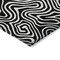Homeroots 9' X 12' Black And Ivory Abstract Washable Indoor Outdoor Area Rug 599692 - alternate 5