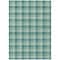 Homeroots 3' X 5' Blue And Green Plaid Washable Indoor Outdoor Area Rug 601434 - alternate 2