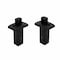 Putco Tie Downs, Stake Pocket Mount; 250 Pound Capacity; Powder Coated; Black; Stainless Steel; Set Of 2; 99915B - alternate 1