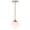 Jonathan Y Kurtz 7.2" Adjustable Drop Metal/Glass LED Pendant, Brass Gold JYL3516A - alternate 5