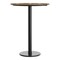 Flash Furniture Commercial 31.25" Natural HPL Tabletop with Black Bar Height RD Base ST-RD31-NAT-TR18B-GG - alternate 5