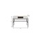 Homeroots 42" White and Black Writing Desk 491478 - alternate 3