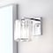 Jonathan Y Coco Prism Vintage 4.75" 1-Light Metal/Glass Classic Glam LED Vanity Light, Chrome JYL3552A - alternate 4