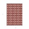 Homeroots 9' X 12' Red Ivory And Gray Geometric Washable Indoor Outdoor Area Rug 599668 - alternate 5
