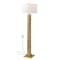 Jonathan Y Serena 63" Metal LED Floor Lamp, Gold Painting JYL4032A - alternate 1