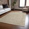 Homeroots 8' X 10' Tan And Beige Abstract Washable Indoor Outdoor Area Rug 616037 - alternate 6