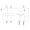 Siemens Timing relay electronic with star-delta wye-delta function 1 NO delayed 3RP2576-2NW30 - alternate 3