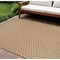 Homeroots 8' X 10' Natural And Beige Geometric Indoor Outdoor Area Rug 556330 - alternate 1