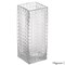 Uniquewise 10-Inch Square Frosted Clear Glass Table Vase - A Timeless Centerpiece for Dining Tables,  QI004738.CR.S - alternate 5