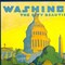 Homeroots Washington DC Vintage Travel Unframed Print Wall Art 394355 - alternate 4