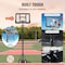 Vevor 44" Basketball Hoop Adjustable Height Backboard System for Outdoor Indoor M021A-2 - alternate 6