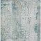 Homeroots 10' X 14' Turquoise And Ivory Abstract Washable Indoor Outdoor Area Rug 616207 - alternate 3