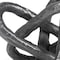Homeroots Petite Silver Metal Chain Link Sculpture 392464 - alternate 3
