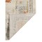 Homeroots 2' X 3' Blue and Orange Floral Stain Resistant Indoor Outdoor Area Rug 531488 - alternate 4