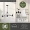 Vaxcel Beloit 3L LED Compatible Black Farmhouse Linear Chandelier Island Pendant Light Fixture Clear Glass H0293 - alternate 4