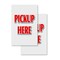 Signmission Pickup Here, Vinyl Decals Only 24 Inch x 36 Inch, Vinyl Decal, 2PK DSB-2436-2PACK-Pickup Here - alternate 1