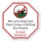 Signmission We Love Dogs but Their Urine Is Kil, 10 Inch X 10 Inch, Aluminum Metal Signs OC-A-10-343 - alternate 1