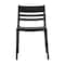 Flash Furniture Bridgeport Indoor-Outdoor Stacking Patio Chair w/Slatted Backrest, All-Weather Resin Chair, Black DHF-317-APP-BLK-GG - alternate 6