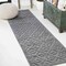 Jonathan Y Portmany Neutral Diamond Trellis Dark Gray 2 ft. x 8 ft. Indoor/Outdoor Runner Rug IBZ104A-28 - alternate 1